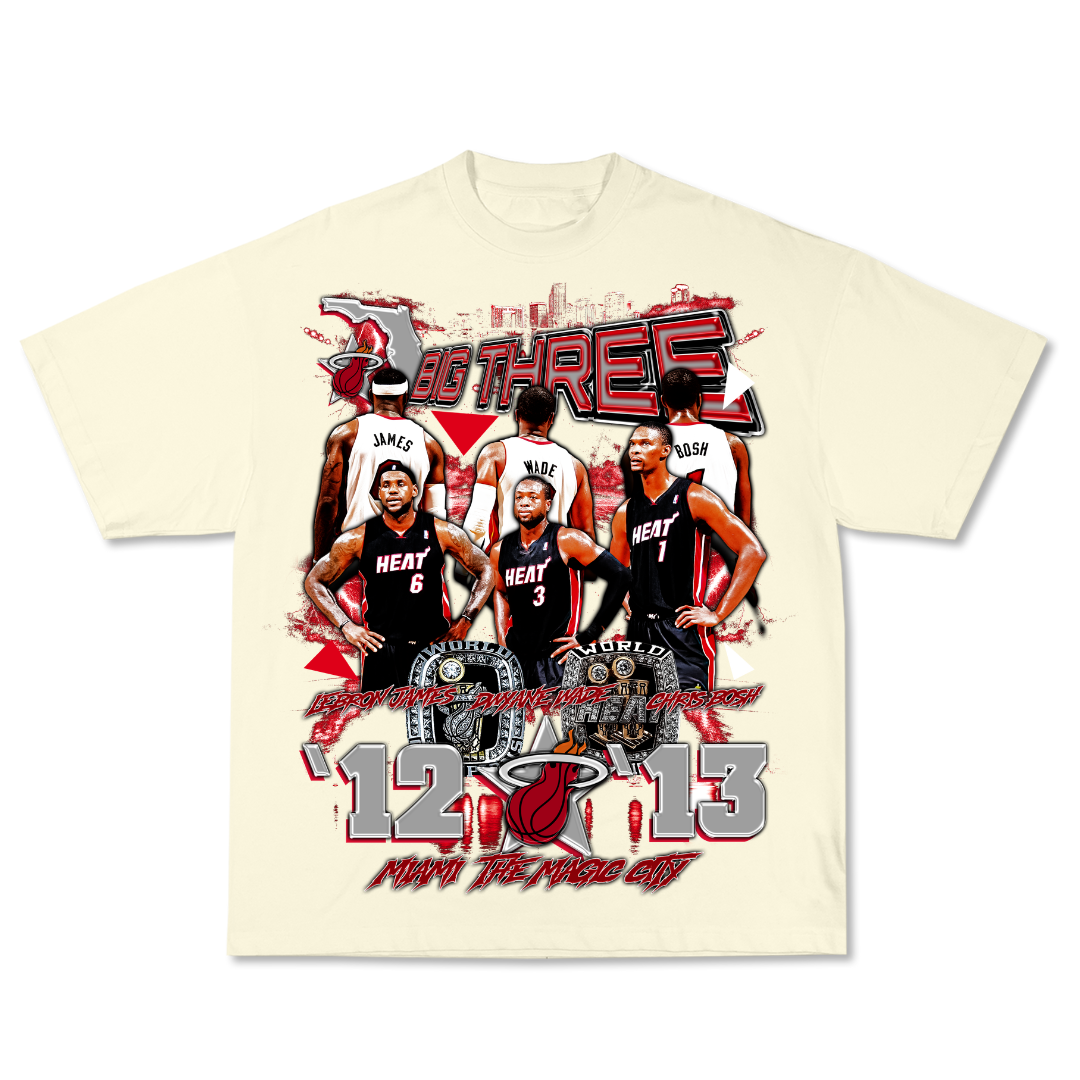 Miami "Big Three" Tee