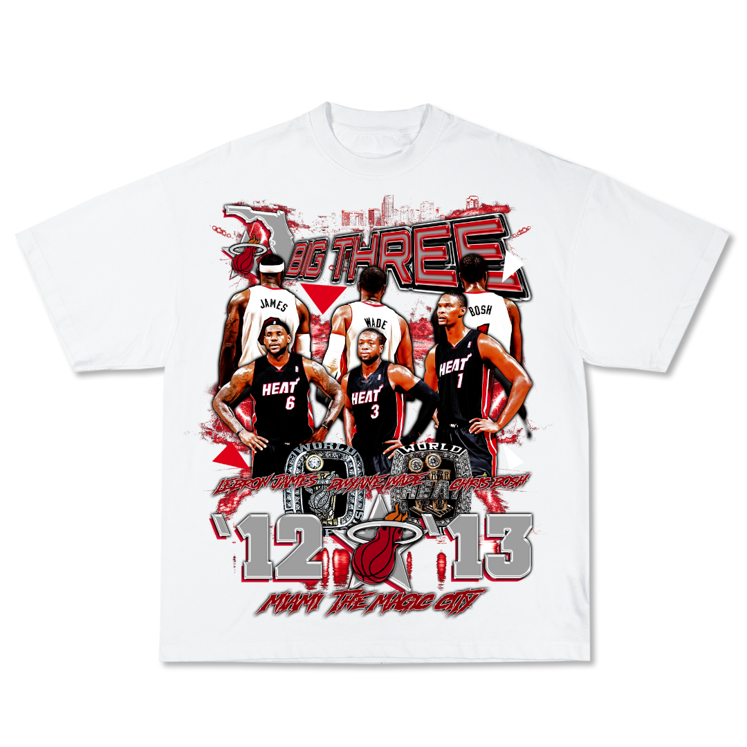 Miami "Big Three" Tee
