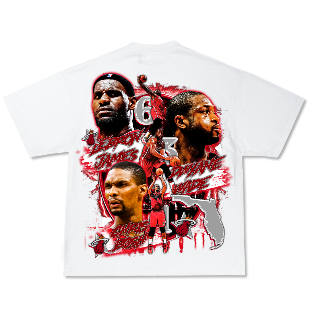 Miami "Big Three" Tee