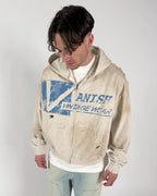 Vintage Wear Zip Hoodie