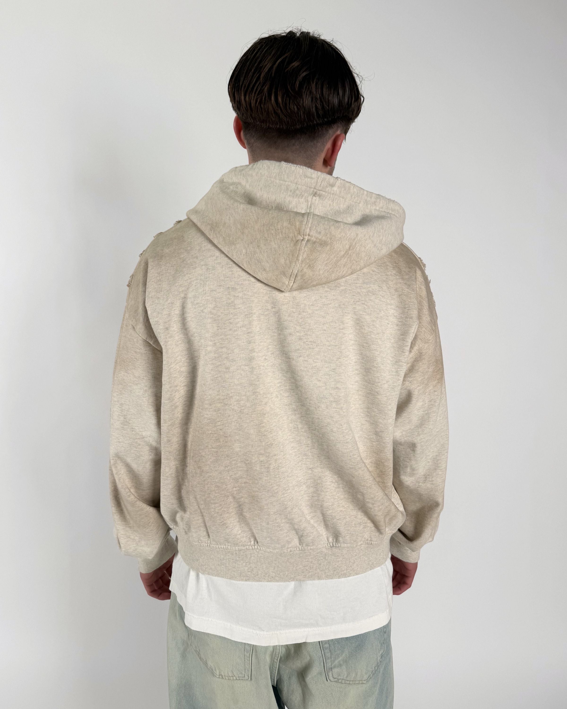 Vintage Wear Zip Hoodie