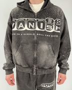 Gamble Zip Hoodie [Black]
