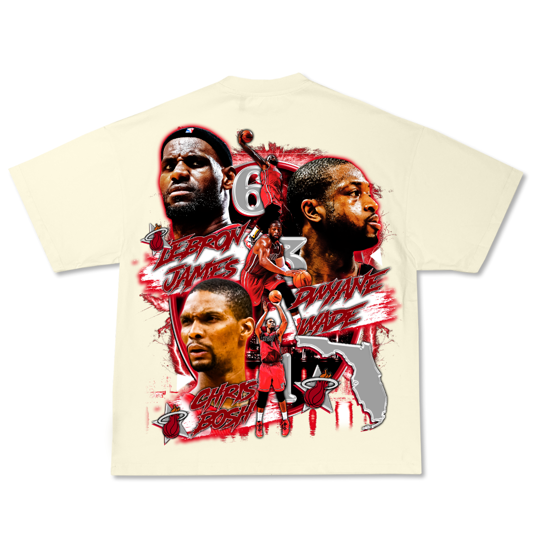 Miami "Big Three" Tee