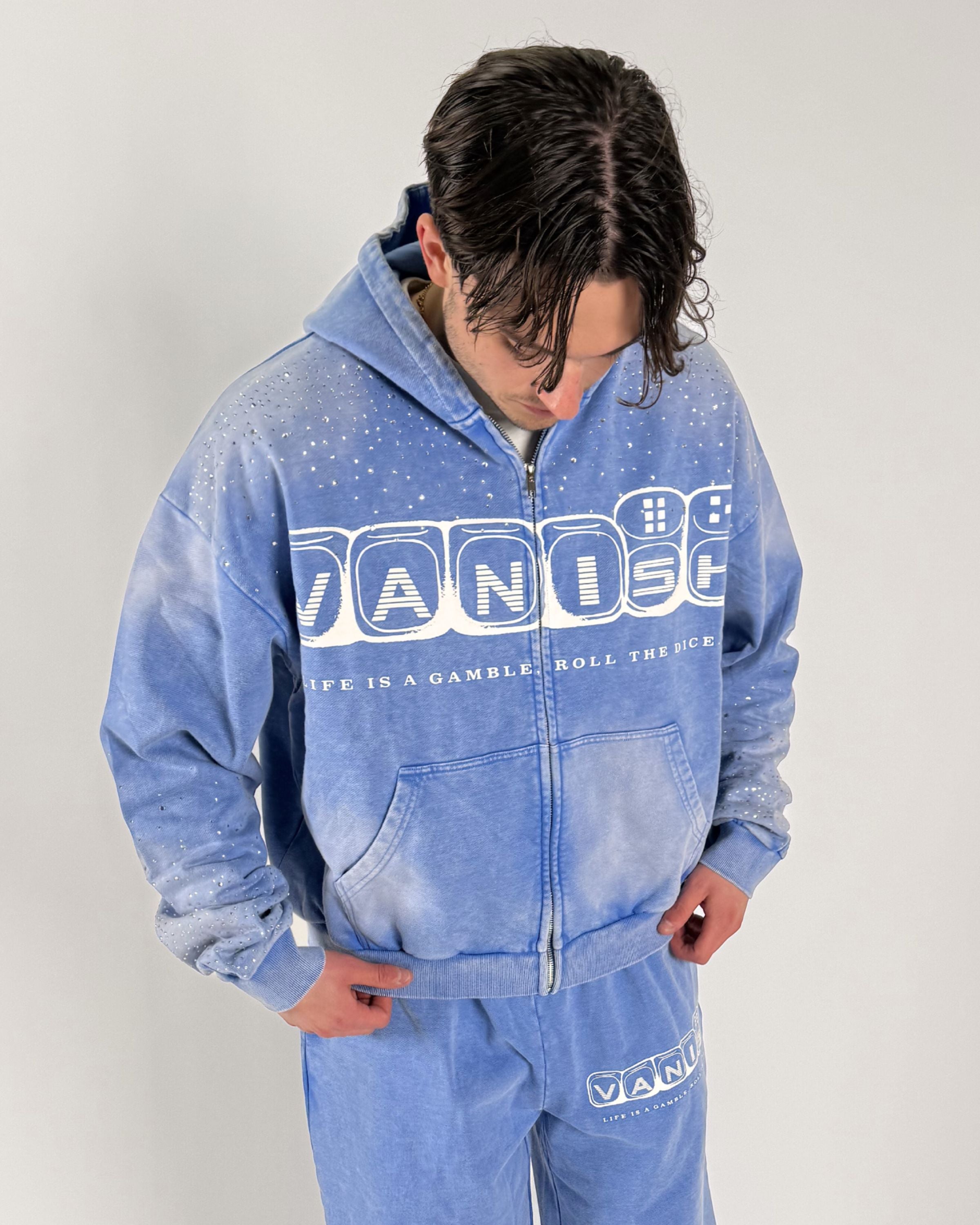 Gamble Zip Hoodie [Blue]