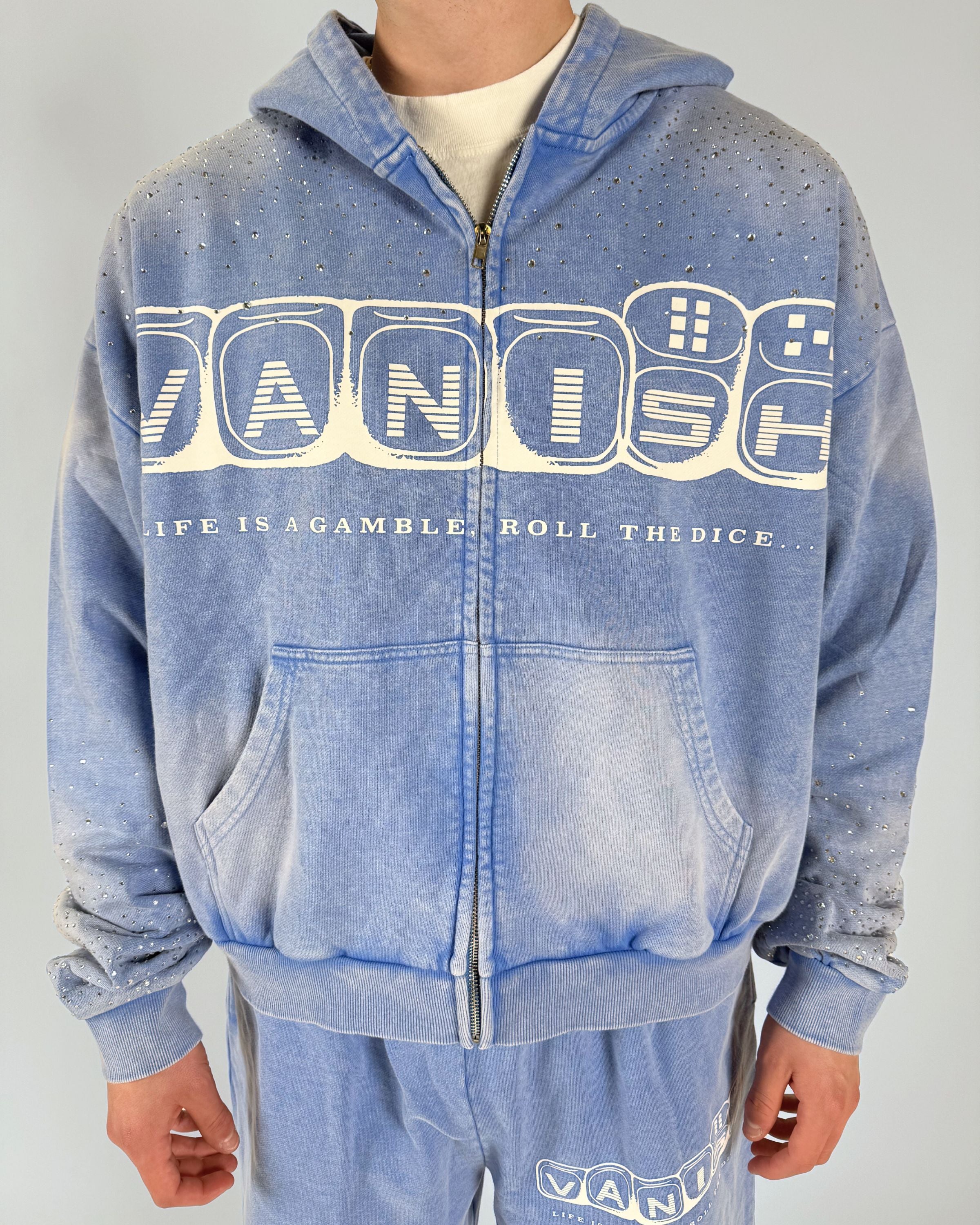 Gamble Zip Hoodie [Blue]