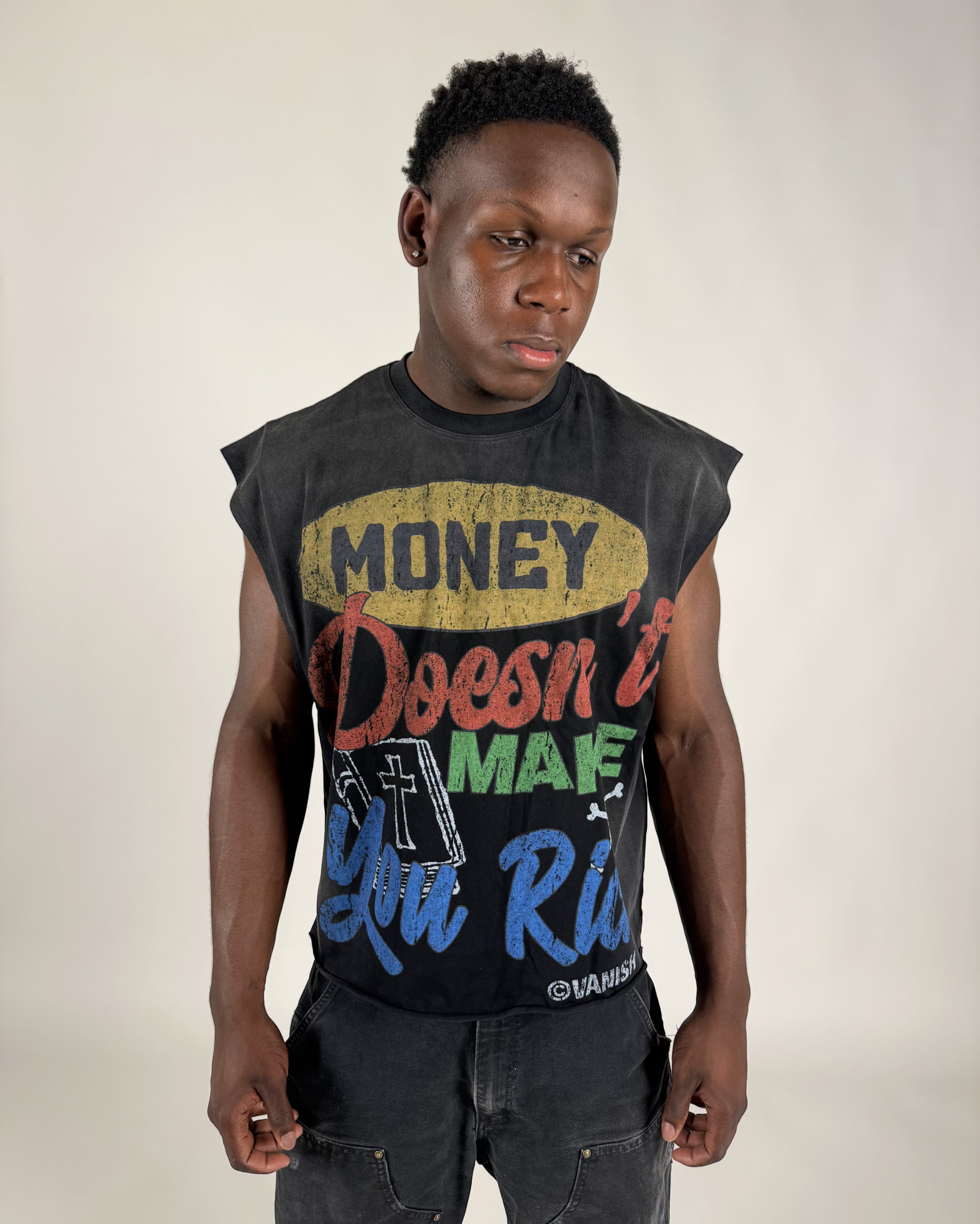 Beyond Money Cropped Tank